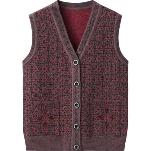 New Tank Top Women Vest Womens Sweater Women Wool V-neck Sweater Sweater Women Knitted Warm Vintage Sweater Casual Tops Y2k