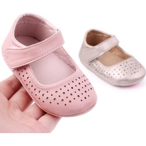 Baby Girls First Walker Summer Anti-slip Soft Bottom Girl Princess Shoes Toddler Shoes Baby For 0-12M