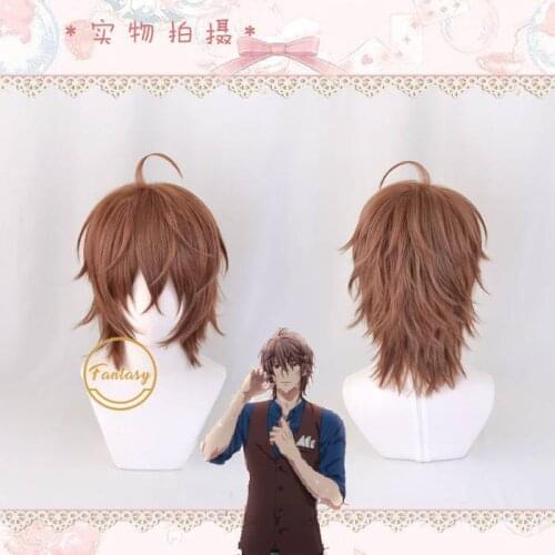 Mido Torao Idolish7 Wig Costume Party Short Heat Resistant Synthetic Hair Cosplay Wig + Free Wig Cap