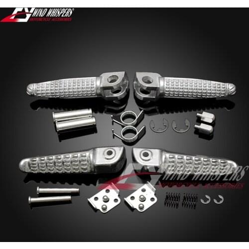 Motorcycle Front Rear Footrests Foot pegs For Kawasaki Ninja Z750 Z800 Z1000SX ER-6F ER-6N ZX6R ZX636 ZX9R ZX10R ZX12R ZX14R