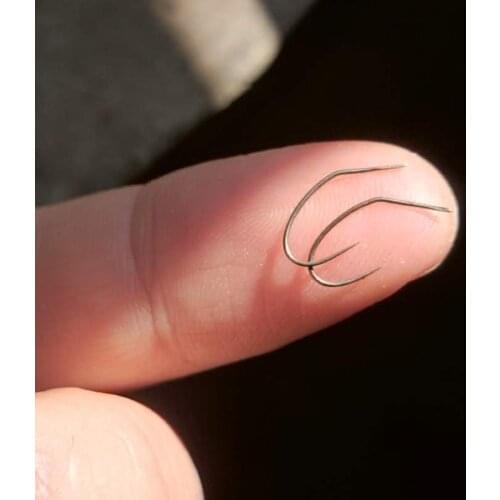 100Pcs/bag 12/11/10/8/7.5/6# Competition Fishing Hook Japan hook old Non-barb Hook Crucian Carp Hera Kuwase Fish Hooks Fishing