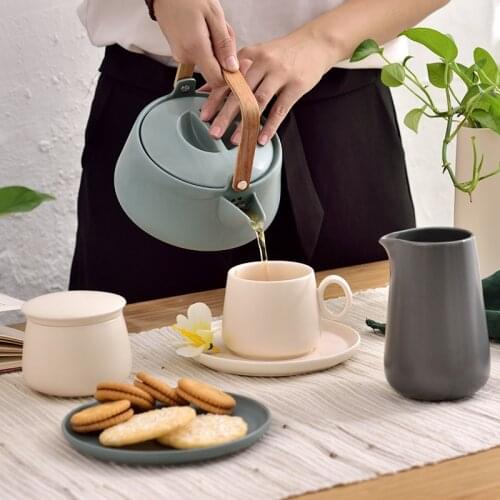 Nordic Ceramic Cup Ins Afternoon Tea Set Teapot Creative Simple Household Coffee Cup Tea Cup