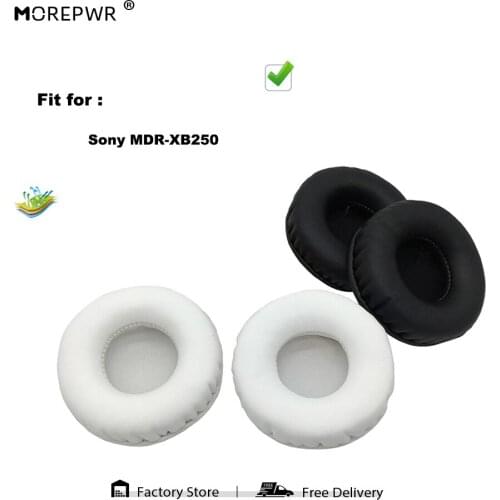 Replacement Ear Pads for Sony MDR-XB250 MDR XB250 XB-250 Headset Parts Leather Cushion Velvet Earmuff Earphone Sleeve Cover