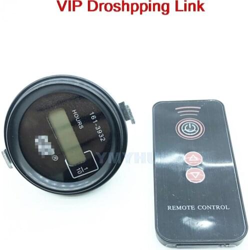 For CAT 307D / 312D / 320D / 323D Excavator dedicated timer hour meter with remote control High quality excavator accessories