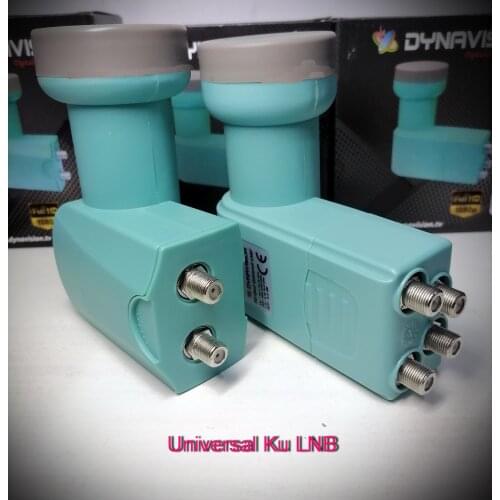 DYN Universal KU Band Twin LNB and Quad LNB Best signal digital Full HD High Gain Low noise satellite Dish LNB