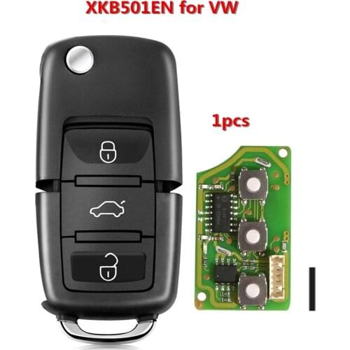 1pcs/lot Xhorse XKB501EN VVDI2 Universal Remotes Key 3 Buttons Board For V-W V olkswagen B5 Type Mini Remote Programmer XKB501EN