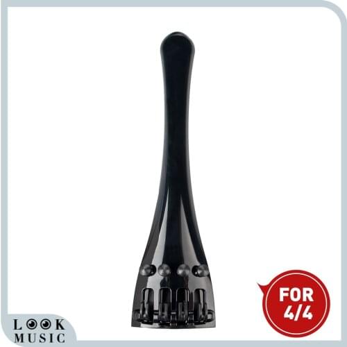 High Quality Akusticus Style 4/4 Cello Tailpiece Carbon Fiber 4 Fine Tuners Brass Tailgut For Acoustic Cello Electric Cello