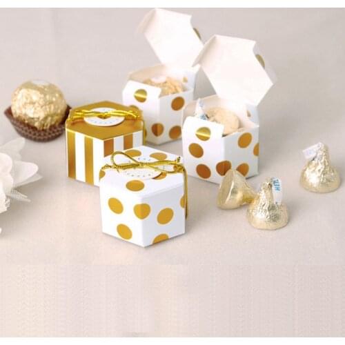 10pcs Multifunctional Storage Paper Box Mini Stripe Dots Paper Box Stationery Holders Container Office School Supplies