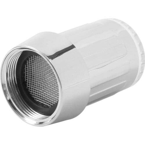 7 Colors LED Bathroom Faucet Water Light Glow Head Tap Stainless Steel Water Tap with Faucet Diverter Valve Adapter Connector