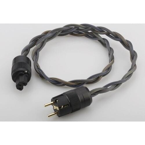 Audiocrast P103 Hi-end 4N OFC Pure copper EU Schuko Power Cable HIFI Mains Power cable