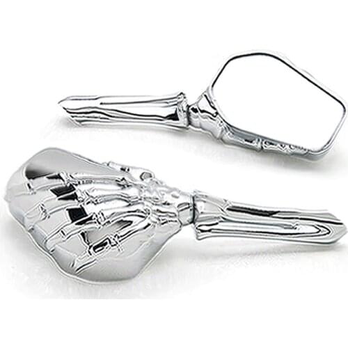 Brand newne Chrome Custom Motorcycle Skeleton Mirrors For Honda VTX 1800 TYPE C R S N F T RETRO