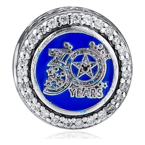 CKK Bead Charm Sterling Silver 925 Charms Original Hollywood 30 years Beads Fits Pandora Bracelet Jewelry Making kralen