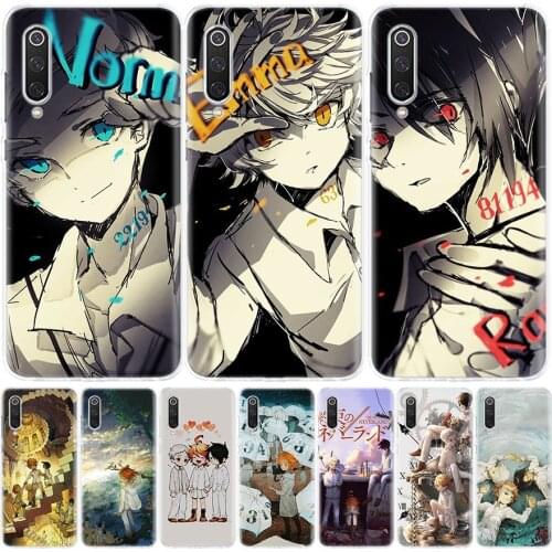 The Promised Neverland Anime Phone Case for Xiaomi Redmi Note 9S 8T 9 8 7 10 7A 8A 9A S2 MI 9 8 CC9 Lite F1 Pro Fashion Cover Ca