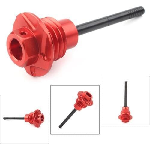 CNC Motorcycle Oil Fluid Dipstick Plug Oil Dip Stick Cover For Honda CRF450R CRF 450R 2009 2010 2011 2012 2013 2014 2015 2016