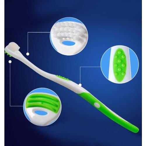 Dual Side Dental Care Cleaner Brush Scraper Oral Tongue Clean Breath Health Tool