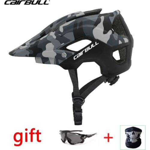 CAIRBULL All-terrain Camouflage Bike Helmet Ultralight Bicycle Cycling Helmet XC AM Integral MTB Riding Helmet Casco Bicicleta