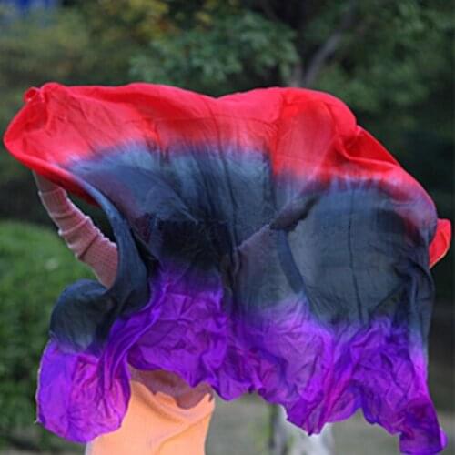 Pretty 100% real pure silk dancing Veil square bellydancing Veils for stage show or dancing party