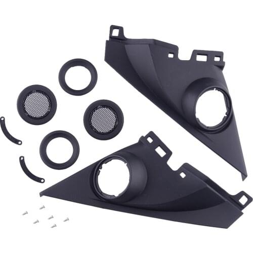 2Pcs Car Front Door Tweeters Speakers Cover Panel Trim Kit Fit for Honda Civic 10th 2016 2017 2018 2019 Accessories