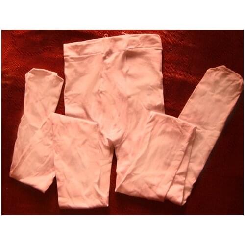 Men Boy Black White Soft Microfiber Footed Dance Ballet Tights