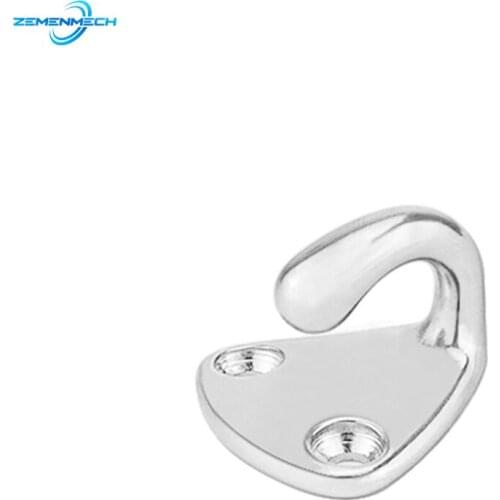 316 Stainless Steel Pad Eye Fender Fending Hook Rope Boat Sail Tug Ship Marine Hardware Coat Cap Hook Household Hardware Boat