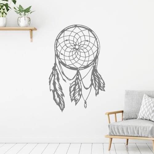 Free shipping Dreamcatcher Wall Stickers Animal Lover Home Decoration Accessories For Home Decor Living Room Bedroom Removable