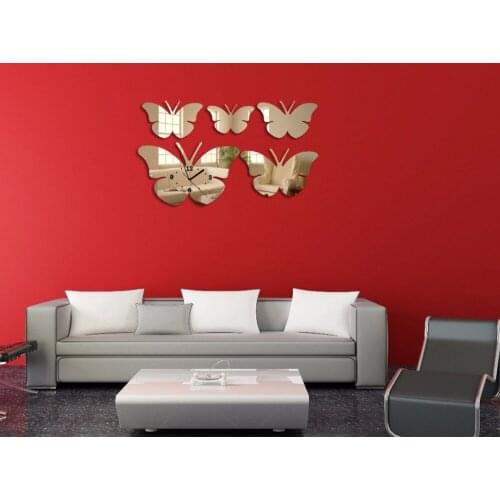 2019 Wall Stickers New Home Decoration Diy 3d Acrylic Mirrorclock Clocks Watch Relojes De Pared Living Room Quartz Needle Modern