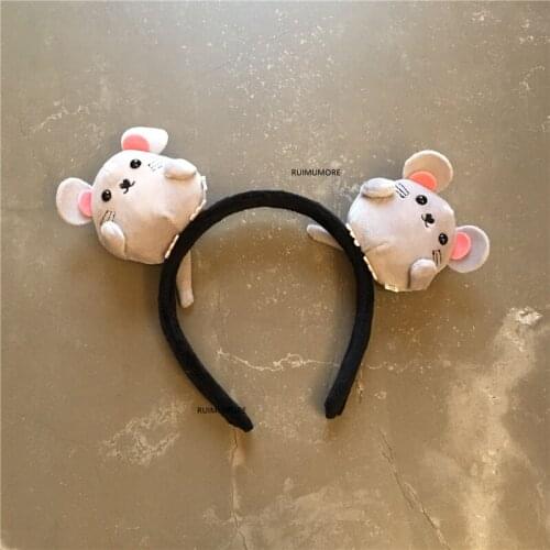 New 7CM Mouse Plush Stuffed Animal Toy , Childrens Party Gift Toys For Hair