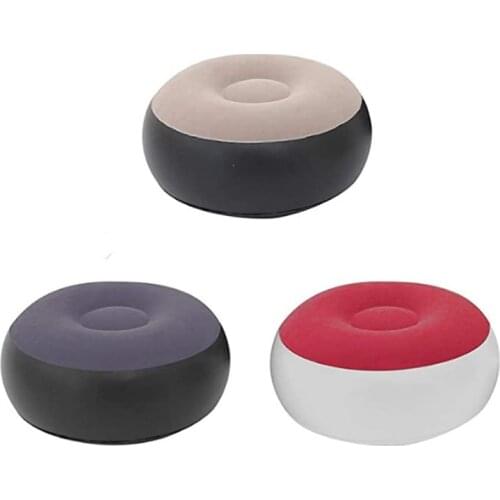 Outdoor Inflatable Spherical Lazy Sofa Folding Recliner Sofa Bed With Pedal Comfortable Flocking Single Sofa Chair Pile Coating