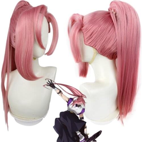 SK8 the Infinity Cherry Blossom Pink Ponytail Wig Cosplay Costume Heat Resistant Synthetic Hair SK∞ Party Wigs SK Eight