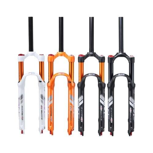 Felice Mountain Bike Double Air Chamber Front Fork Air Fork Damping Adjustment 26/27.5 Air Pressure Shock Absorber Front Fork