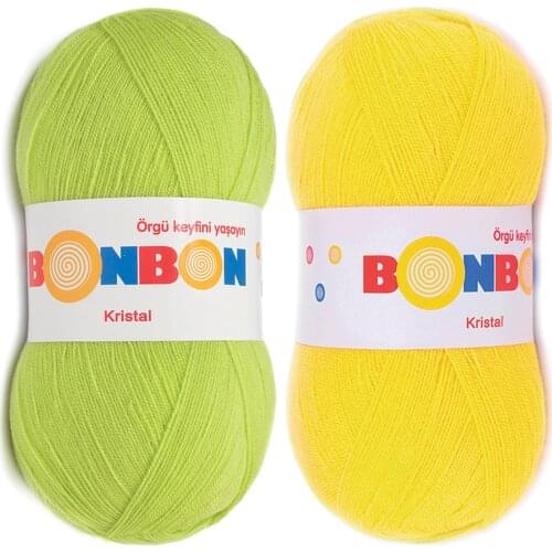 Platinum Gift 24'lü Nako Bonbon Crystal Canan Guelder Mixed Color Fiber Rope Set Hand Knitting Yarn