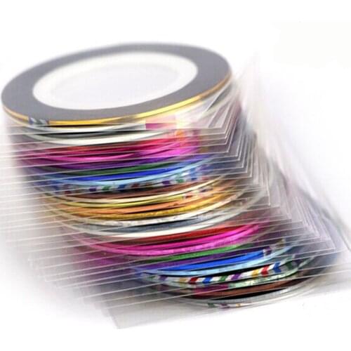 Rolls Striping Tape Line Nail Art Sticker Tools Foil Tips Tape Line DIY Design Decorations for Nail Accessories Stickers