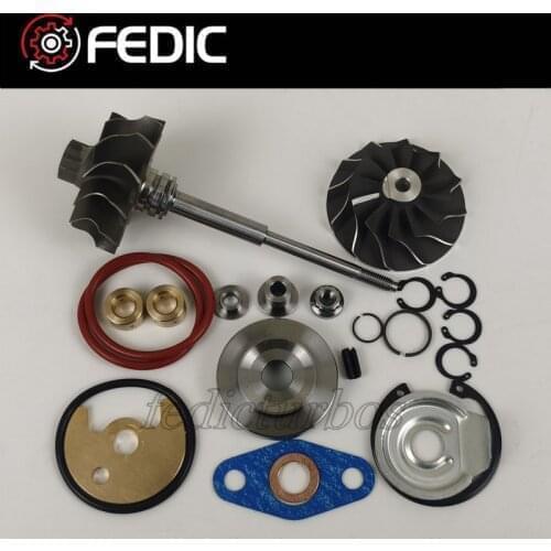 Turbo shaft and wheel + repair kit TD04 49177-01510 for Mitsubishi Pajero L 200 300 2.5 TD 4WD 64 Kw 4D56 1986-1996
