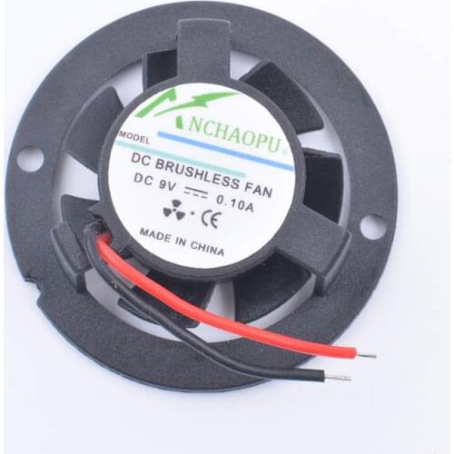 Brand new original ANCHAOPU car motorcycle led car light lighting cooling fan 6V 9V 12V mounting hole 32mm diameter 35mm