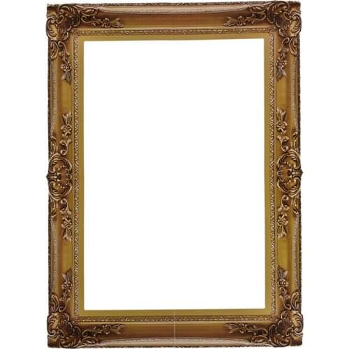 Vintage European Paper Photo Frame Booth Props for Wedding Birthday Family Reunion Party Photobooth Event Decoration Supplies