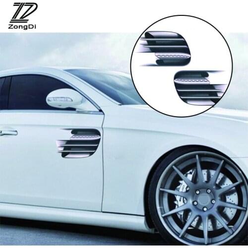 ZD Car-Styling 3D Auto Car Stickers Automobiles For VW Polo Jetta Toyota Corolla Mercedes W203 Saab Renault Duster Accessories