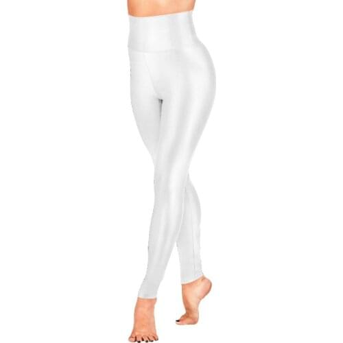 Ensnovo Womens Spandex Nylon Footless Solid High Waist Workout Jogger Sweat Leggings Ballet Dance Sweat Elasticity Pants