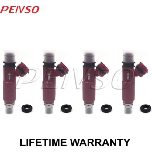 4x 195500-3310 BP4W-13-250 fuel injector for MAZDA MX-5 MIATA 1.8L L4 1999~2000