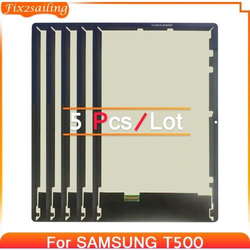 5Pcs/Lot For Samsung Galaxy Tab A7 10.4 (2020) SM-T500 T505 T500 LCD Display Touch Sensor Glass Screen Digitizer Assembly