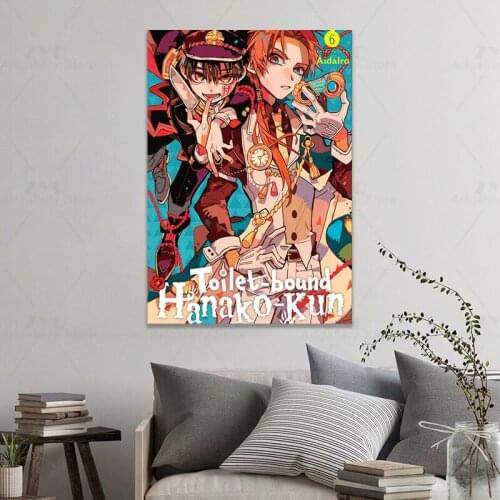 Anime Manga Jibaku Shounen Hanako kun Wall Scroll Painting Wallpaper Picture Poster Wallpaper Sticker Otaku Boy Bedroom Decorati