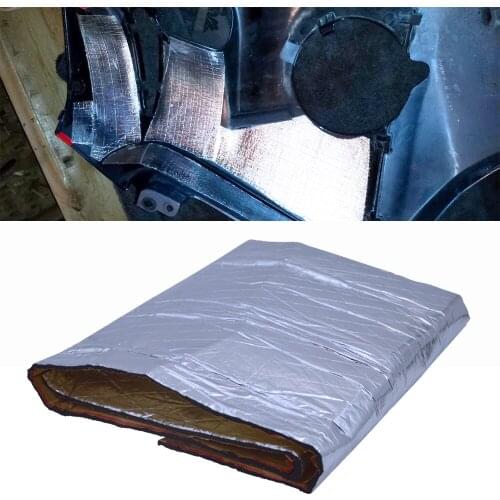 39.3 X 11.8 inches Car Noise Sound Deadener Deadening Heat Shield Moistureproof Mat for ABS Fairing Motorcycle Heatshield