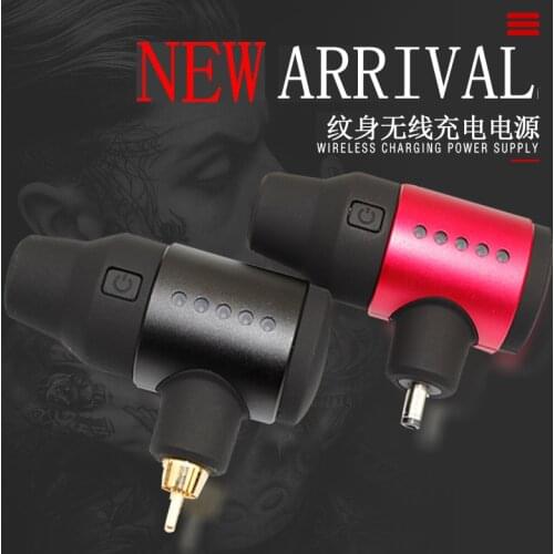 Wireless Tattoo Battery Pack Adapter Power Supply Tattoo Machine Cartridge RCA DC Interface Tattoo Power Supply Tattoo Gun