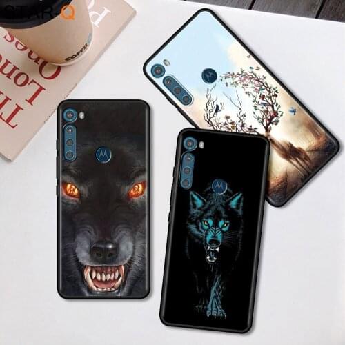 Animal Deer Wolf Tingers Case for Motorola Moto One Fusion Plus G9 Play G8 Power Lite Soft Phone Coque G30 E6s G8+ G9+ Carcasa