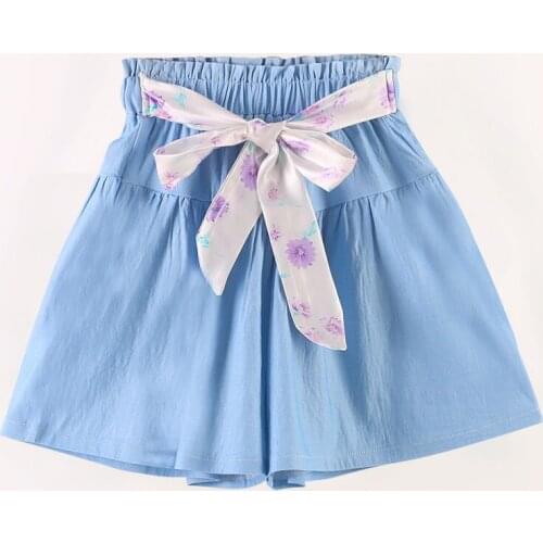 Children Pants Kids Girls Shorts Fashion Summer Child Skirt Pants Solid Hot Pants Comfortable Outer Wear