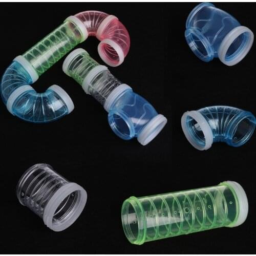 Hamster External DIY Pipeline Tunnel Fittings Tube Exercise Cage Accessories New