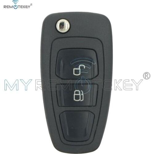 Remtekey 5WK50165 Flip key 2 button 434mhz FSK 4D63 80bit chip HU101 blade for Ford Ranger 2011 2012 2013 2014 2015