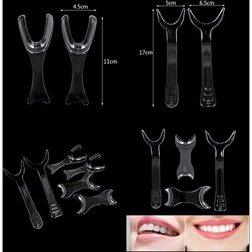 4pcs/6pcs Orthodontic Brace Trays Dental Tooth Intraoral Lip Cheek Retractor Mouth Opener Set Dental Teeth Tools