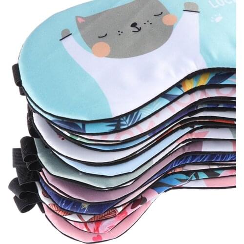 Mask Women Plush Animal Mouse Bear Eye Cover Cute Plush Eye Mask Girl Toy Suitable For Travel Home Party Eyeshade Wholesale