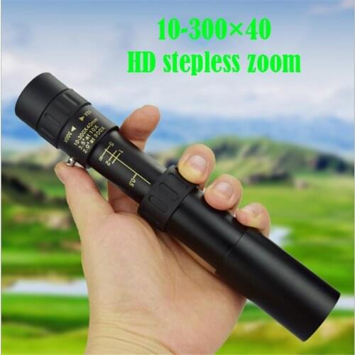 Zoom Monoculars 10-300X40 Zoom Portable Telescopic High-Power High-Listing Telescopes