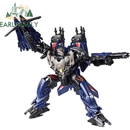 EARLFAMILY 13cm x 11.6cm for Transformers Generation Car Truck Decal Bumper Window Fashion DIY 3D VAN Occlusion Scratch Stickers